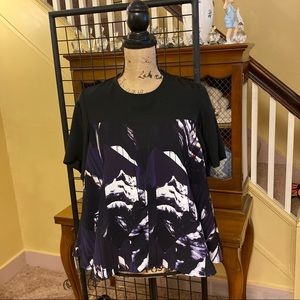 ❤️Kenzo Paris Mountains Short Sleeve Swing Top.  Size 36.